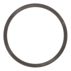 A straightforward black circular ring with a thin frame on a white background echoes the precision and durability found in Massey Ferguson's Shim Swivel Cap - 3428727M1 by AGCO.