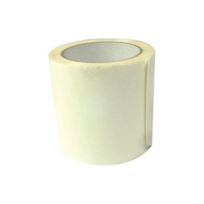 A roll of Sparex Silage Patches (150 x 100mm) x 33m - S.13358, a wide, cream-colored adhesive tape with a visible edge of the tape's end, suitable for various applications.