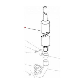Silencer - 898228M94 - Massey Tractor Parts
