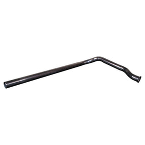 A Sparex Silencer Pipe Assembly - Downswept Pipe (S.42513) in black metal, measuring Ø 39mm, features an exhaust pipe with a bend near one end.