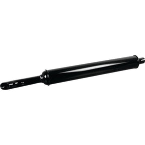 The Sparex Silencer - Horizontal (Part No. S.2116) is a black cylindrical bicycle frame pump with a nozzle at one end and a handle at the other, closely resembling the sleek profile of its namesake silencer.