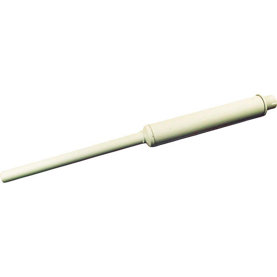 The Sparex Silencer - Vertical - S.3119 is a versatile white plastic rolling pin with handles and a smooth surface, perfect for all your baking needs.