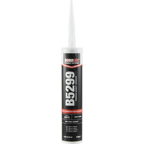 A 310ml tube of Sparex High Temperature Silicone Sealant B5299 (product code: S.24660), featuring a white nozzle, designed for fast sealing and curing in temperatures up to 250°C.