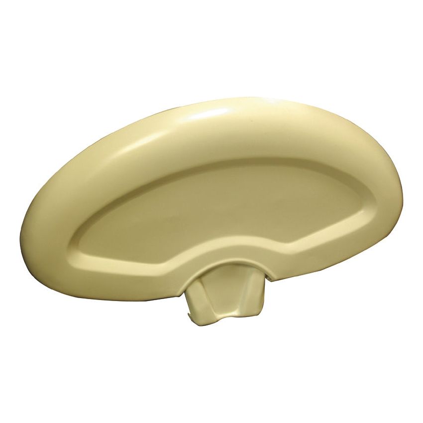 A large, beige, dome-shaped plastic shell with a central protrusion at the bottom, resembling a protective cover or shield, ideal for Ford New Holland equipment: the Sparex Fender - RH & LH (Sparex Part No. S.60670).