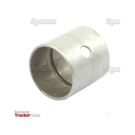 A Small End Bush (Sparex Part No. S.59166) with a 27.58mm inner diameter is displayed on a white background. The words "Sparex" and "Massey Tractor Parts" are visible in the corners, highlighting compatibility with Fiat 411R models.