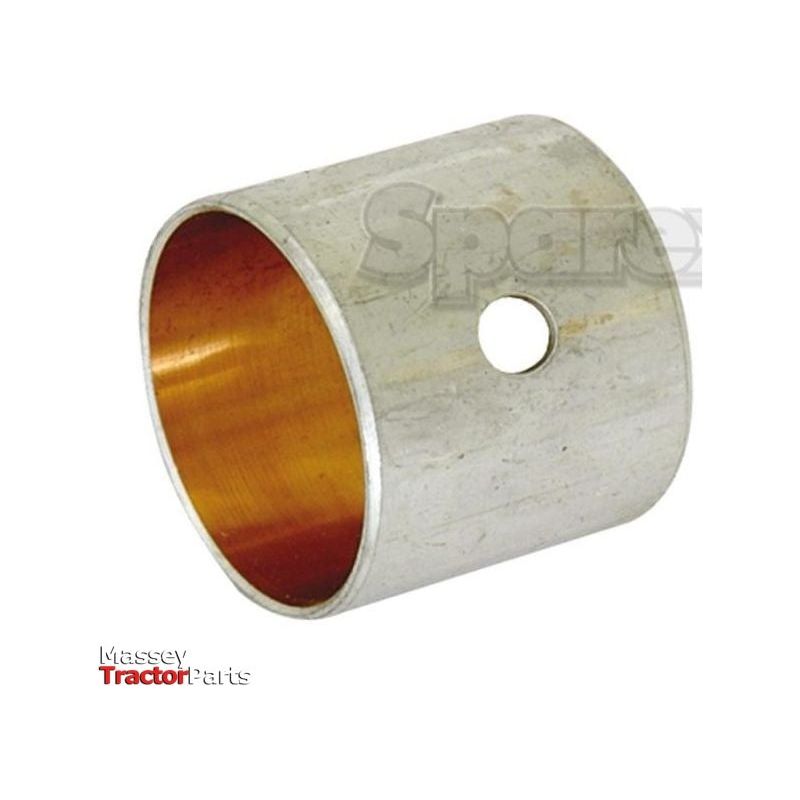 Cylindrical metal bushing with a small circular hole (35mm ID) in the middle. The inner surface appears to be lined with a different material. The "Massey Tractor Parts" logo is in the bottom left corner, and it's suitable for Deutz-Fahr engine models. Brand Name: Sparex, Product Name: Small End Bush | Sparex Part No.S.69960