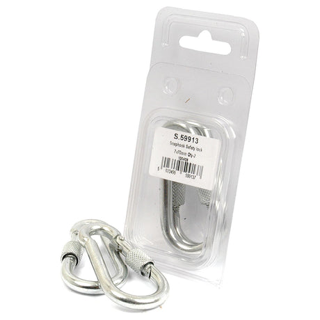 Snap Hook & Safety Lock, Hook⌀7mm x 70mm
 - S.59913 - Farming Parts