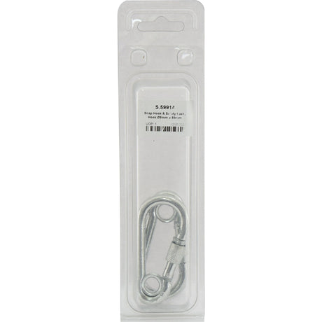 Snap Hook & Safety Lock, Hook⌀8mm x 80mm
 - S.59914 - Farming Parts