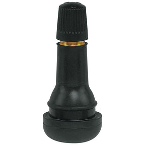 The Sparex Valve (Sparex Part No.S.31468) is a black rubber tire valve stem featuring a threaded metal core and a screw-on cap, designed as an OEM part replacement.
