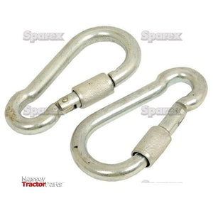 Snap Hook & Safety Lock, Hook⌀10mm x 100mm
 - S.59916 - Farming Parts