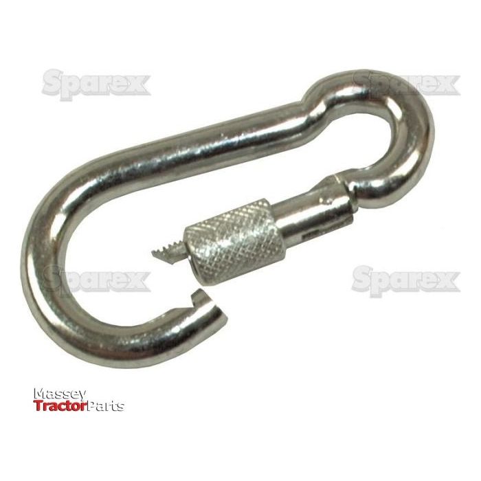 Snap Hook & Safety Lock, Hook &Oslash;7mm x 70mm
 - S.11816 - Farming Parts