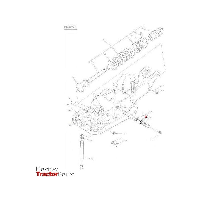 Massey Ferguson Snapring - 898306M1 | OEM | Massey Ferguson parts | Axles & Power Transmission-Massey Ferguson-Components,Farming Parts,Lift Arms Rods & Shafts,Linkage,PTO & Linkage,Tractor Parts