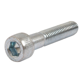 A close-up image of the Sparex Socket Capscrew, M10x50mm (DIN 912), featuring a threaded body and a hexagonal socket in the head for an Allen wrench, Sparex Part No. S.53901.