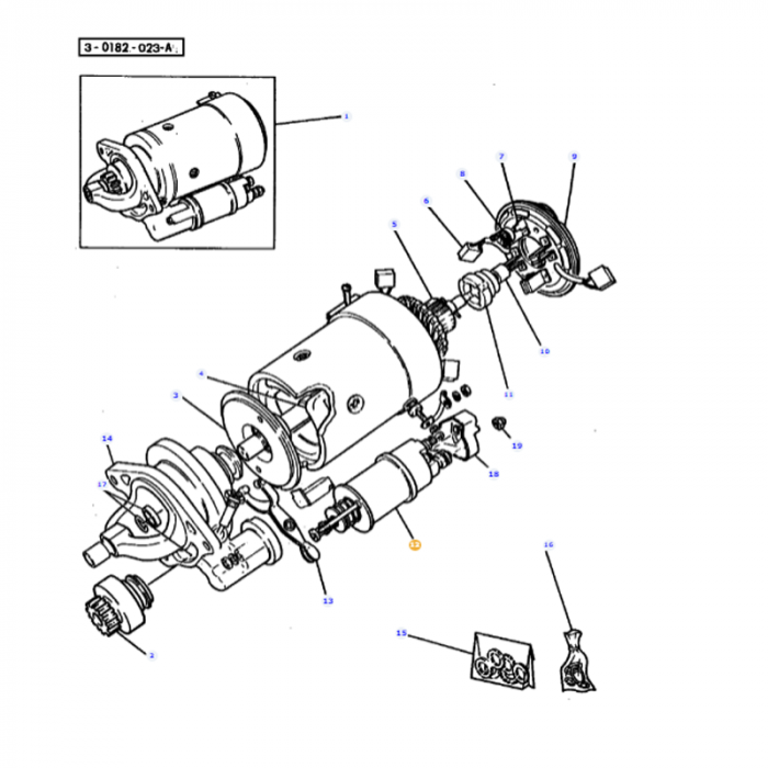 Solenoid - 3904281M2 - Massey Tractor Parts