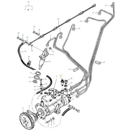 Massey Ferguson Solenoid - V81077300 | OEM | Massey Ferguson parts | Axles & Power Transmission-Massey Ferguson-Engine Electrics and Instruments,Farming Parts,Lighting & Electrical Accessories,Solenoid,Starter Motors & Components,Tractor Parts