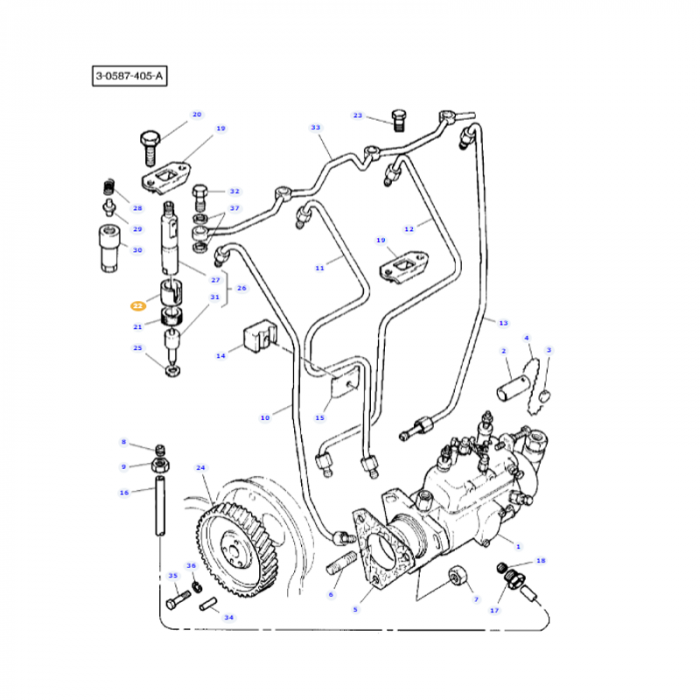 Spacer - 747139M1 - Massey Tractor Parts