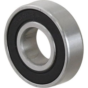 A close-up image of the Sparex Deep Groove Ball Bearing (60012RS) - S.18033 with a black inner ring, typically used to reduce friction between rotating parts in machinery.