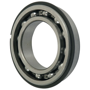 A close-up view of a Sparex Deep Groove Ball Bearing (6009NR) - S.40804, showcasing its inner and outer rings with metal balls in between.