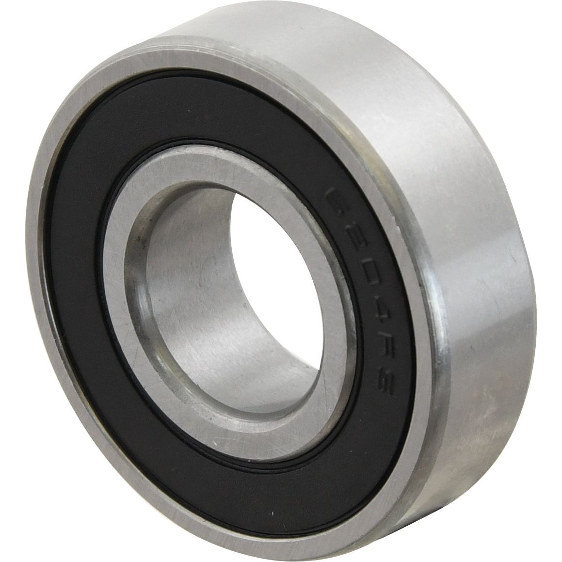 A close-up image of a Sparex Deep Groove Ball Bearing (62042RSC3) - S.27407, featuring metal outer and inner rings along with a black seal. The product code is partially visible.