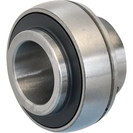 Close-up of the Sparex Plummer Block Bearing Insert (UC205) - S.27257, showcasing its polished surface and dark inner ring.