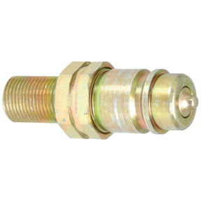 Quick Release Hydraulic Coupling Male 1/2" Body x M18 x 1.50 Metric Male Bulkhead - S.30206 - Farming Parts