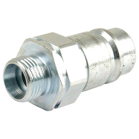 Quick Release Hydraulic Coupling Male 1/2" Body x M18 x 1.50 Metric Male Thread - S.30210 - Farming Parts