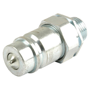 A close-up view of a Sparex Quick Release Hydraulic Coupling Male with a 1/2'' body and M22 x 1.50 metric male thread, designed for use in fluid power systems (Sparex Part No. S.30211).