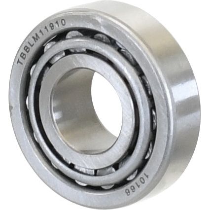 A close-up view of the Sparex Taper Roller Bearing (LM11949/11910) - S.2972, displaying the inner and outer rings with a row of balls in between. The markings "TBBLM11910" and "70168" are visible on the outer ring, providing crucial manufacturer information for identification specifications.