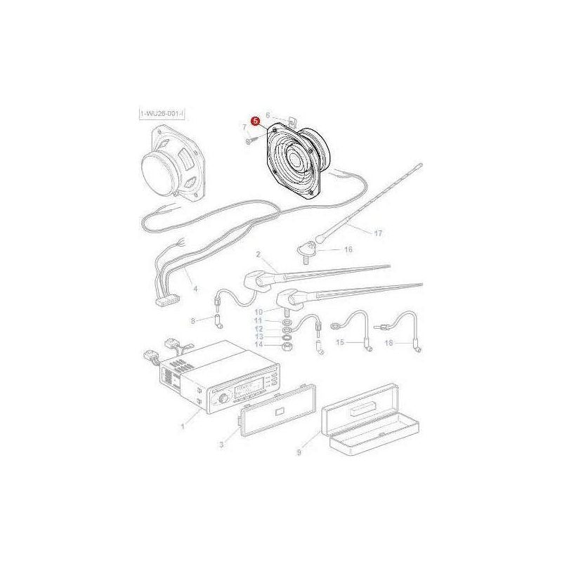 Light Grey T-shirt with Tractor Print - X993322010-Massey Ferguson-Clothing,t-shirt