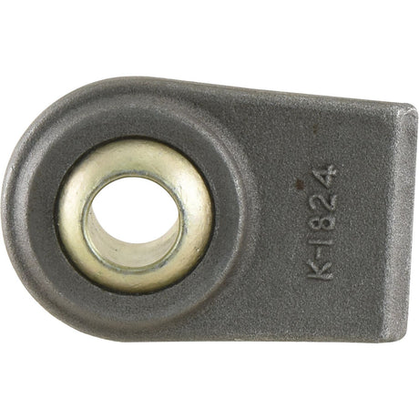 Close-up view of the Lower Link Weld On Ball End (Cat. 1), marked with Sparex Part No. S.1338, showcasing its precise working length and circular hole design.