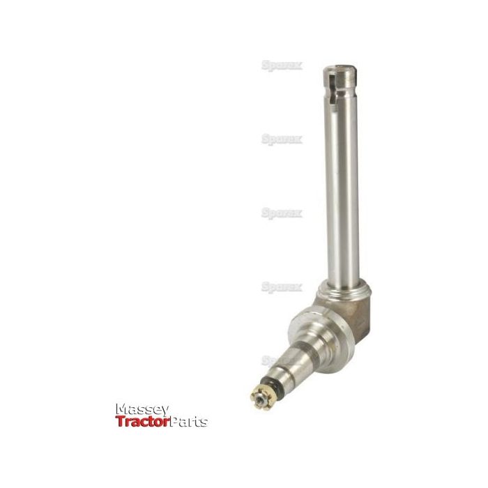 A high clearance spindle for a tractor, labeled "Spindle RH & LH - High Clearance (Adjustable Front Axle - Straight) | Sparex Part No. S.17355" from Sparex.