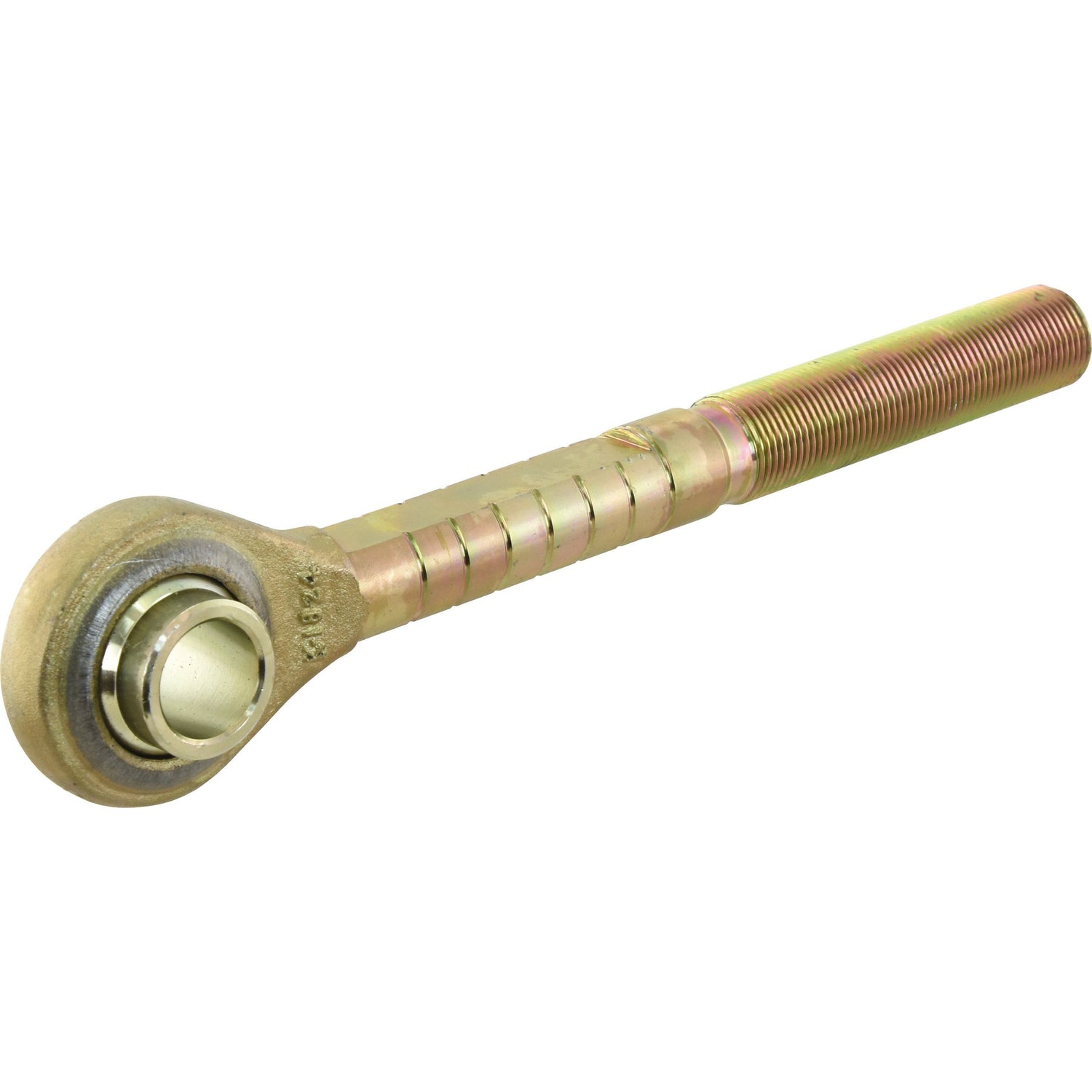 The Top Link Ball End - 1 1/16'' UNF - Cat.2 (Sparex Part No. S.443) by Sparex is a rod end bearing with a threaded shaft, featuring a metallic cylindrical body, spherical ball joint, and an extended thread length.