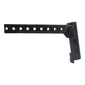 The Sparex Spindle Arm (Part No. S.40103) is a heavy-duty black metal bracket featuring multiple holes along its horizontal arm and a vertical cylindrical spindle arm on one end.