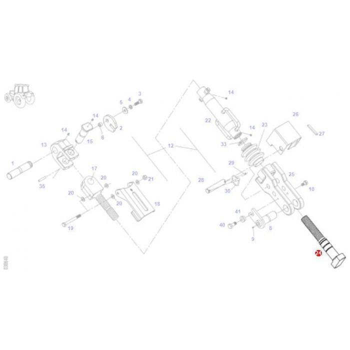 Spindle Head - F728870030040 - Massey Tractor Parts