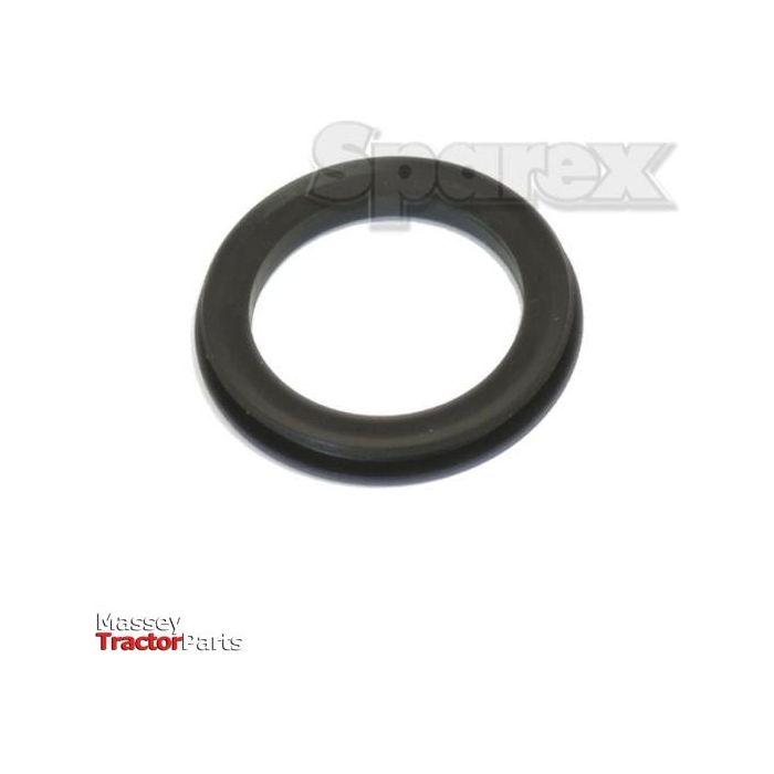 A black rubber O-ring displayed on a white background with the "Sparex" logo and the text "Massey Tractor Parts," indicating it is a Ford/New Holland compatible spindle seal, specifically the Sparex Part No. S.65140.