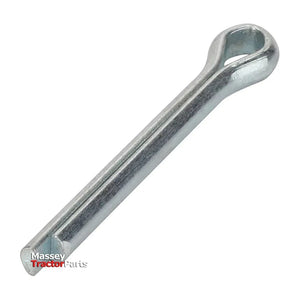 A metal split pin with a looped end on a white background. The text "AGCO" is in the bottom left corner, highlighting its compatibility with Massey Ferguson models and various mechanical systems. This is the Massey Ferguson - Split Pin - 391371X1.
