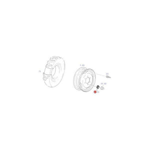 Fendt Split Washer - X524608647000 | OEM | Fendt parts | Wheel Nuts-Fendt-Axles & Power Train,Bolts & Nuts,Farming Parts,Tractor Parts,Wheel Studs,Wheels & Mudguards
