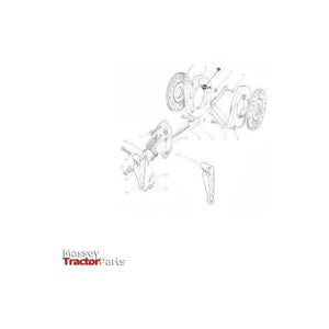 Spring Brake Actuator - 1005510M1 | OEM |  parts | Actuators-Massey Ferguson-Axles & Power Train,Brake Hardware,Brakes,Farming Parts,Springs,Tractor Parts