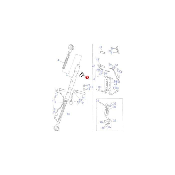 Spring Locking - 183614M2 - Massey Tractor Parts