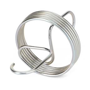 A metal puzzle with interlocking wire loops and coils, evoking the intricate design of the Massey Ferguson - Spring Release Bearing - 3700450M1 from AGCO.