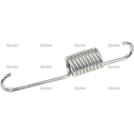 A Sparex Spring (Part No. S.108068) metal tension spring with hooks on both ends, compatible with Case IH and Farmall equipment.