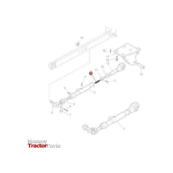 Massey Ferguson Spring Stabilisers - 3615711M1 | OEM | Massey Ferguson parts | Linkage-Massey Ferguson-Farming Parts,Linkage,PTO & Linkage,Stabilisers,Tractor Parts