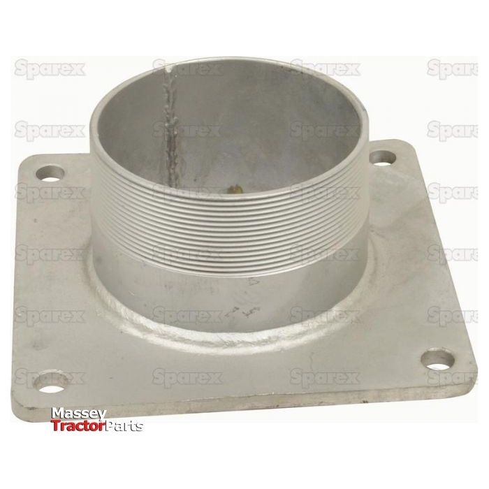 Square Flange with Thread 6''  BSPT (150mm) (Galvanised) - S.103087 - Farming Parts
