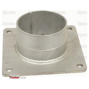 Square Flange with Thread 8''  BSPT (200mm) (Galvanised) - S.103088 - Farming Parts