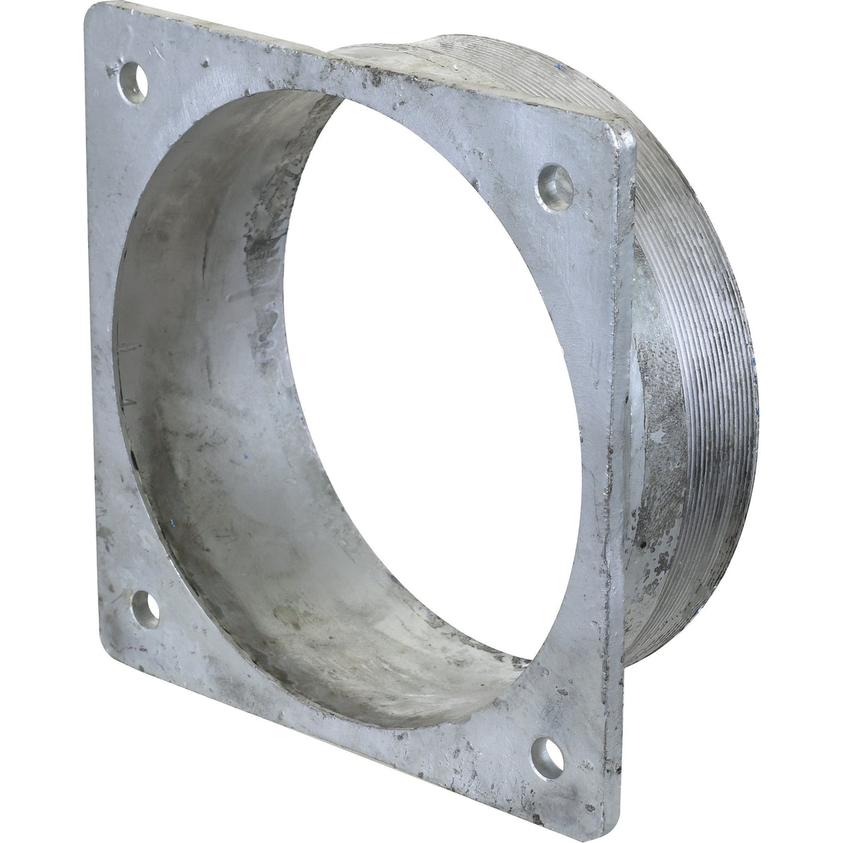 Square Flange with Thread 8''  BSPT (200mm) (Galvanised)
 - S.103088 - Farming Parts