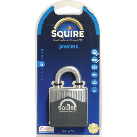 Squire 45 Warrior Padlock, Body width: 45mm (Security rating: 6)
 - S.129881 - Farming Parts