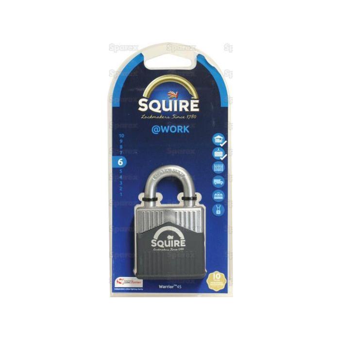 Squire 45 Warrior Padlock, Body width: 45mm (Security rating: 6)
 - S.129881 - Farming Parts