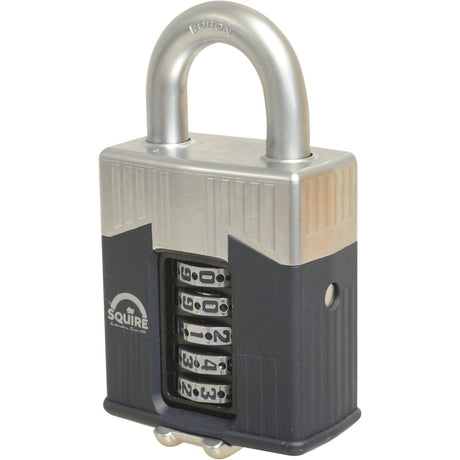 Squire 65 COMBI Warrior Combination Padlock, Body width: 65mm (Security rating: 8)
 - S.129872 - Farming Parts