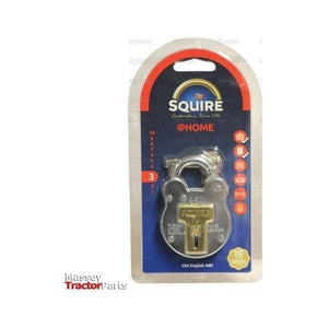 Squire Old English Padlock - Steel, Body width: 51mm (Security rating: 3)
 - S.26757 - Farming Parts