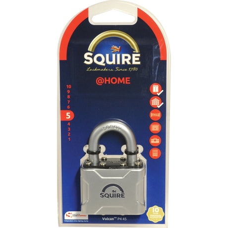 Squire P4 45 Vulcan Padlock, Body width: 48mm (Security rating: 6)
 - S.129902 - Farming Parts